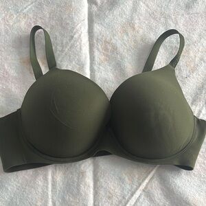 Olive Green Smoothez bra by Aerie